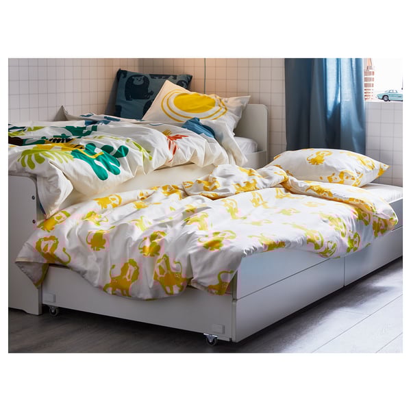 SL KT Lit tiroir rangement blanc IKEA SL KT Lit tiroir rangement blanc IKEA