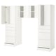 SMÅSTAD / UPPFÖRA Rangement, blanc/blanc, 94 1/2x25 5/8x77 1/8 "