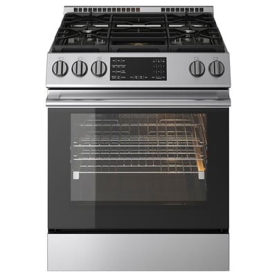 SNESSLINGE Cuisinière av table cuisson à gaz, acier inox, 30 "
