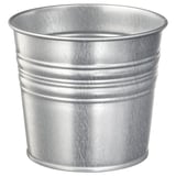 SOCKER Cache-pot, intérieur/extérieur/galvanisé, 4 ¼ "