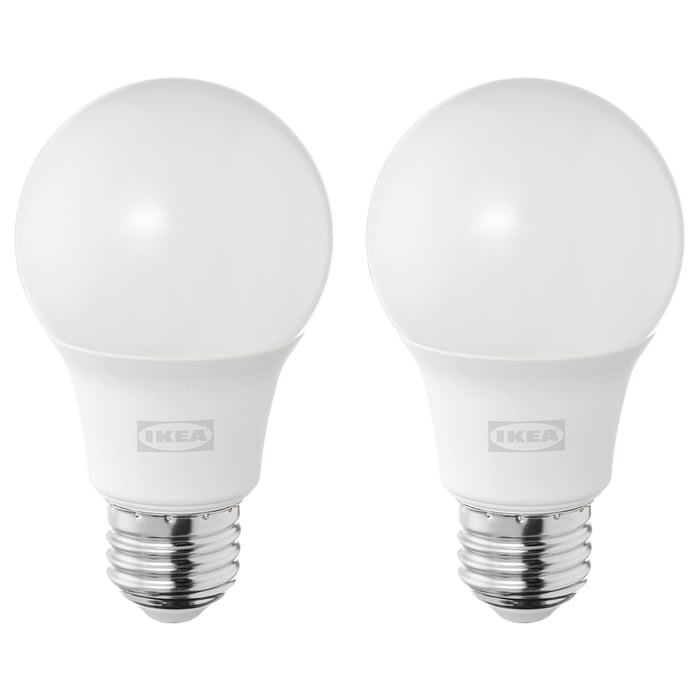 SOLHETTA ampoule à DEL E26 800 lumens, sphérique opalin, 5000 K IKEA CA