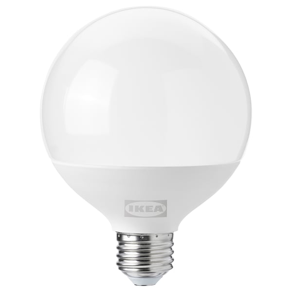 SOLHETTA Ampoule DEL E26 1600 lumens, intensité lumineuse réglable/sphérique opalin, 4 "
