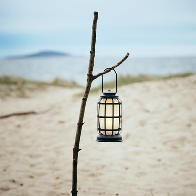 SOLUPPGÅNG Lanterne à DEL, extérieur à pile/intensité lumineuse réglable