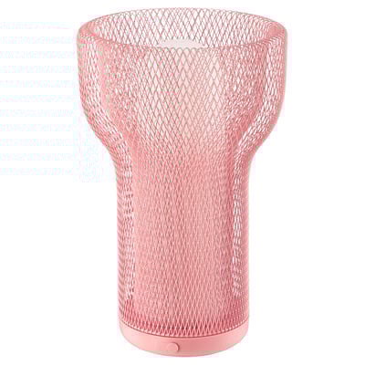 SOLVINDEN Décoration lumineuse à DEL, à pile maille/extérieur rose