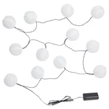 SOLVINDEN Guirlande lumineuse à DEL 12 amp, extérieur/à pile blanc