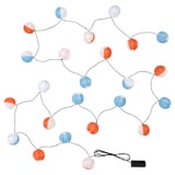 SOLVINDEN Guirlande lumineuse à DEL 24 amp, extérieur à pile/sphérique multicolore
