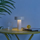 SOLVINDEN Lampe de table à DEL, à pile/extérieur blanc, 7 7/8 "