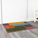 SPÅRDJUP Paillasson, intérieur, multicolore/rayure, 2 ' 0 "x2 ' 11 "