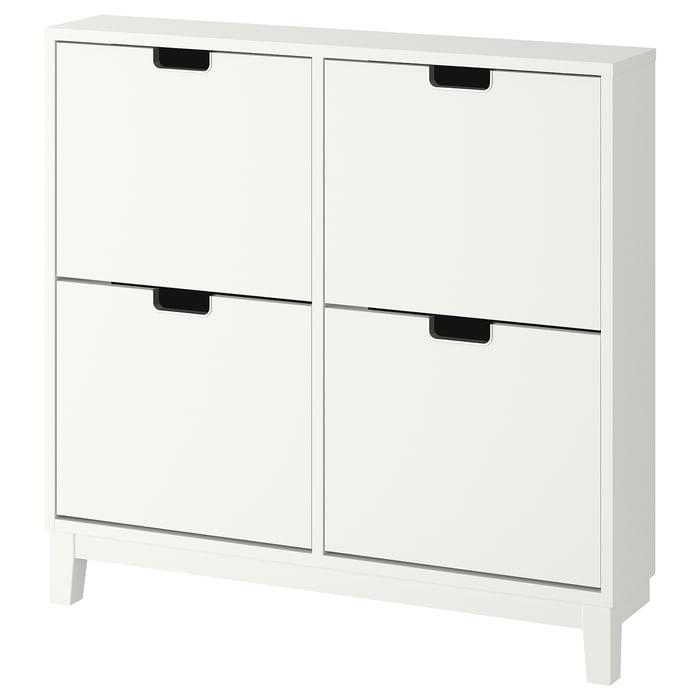 BRUSALI armoire à chaussures 3 casiers, brun, 61x30x130 cm
