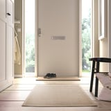 STARREKLINTE Tapis tissé plat, écru/noir, 2 ' 7 "x4 ' 11 "