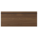 STENSTA Façade de tiroir, brun foncé frêne plaqué, 36x15 "
