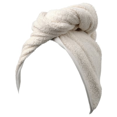 STJÄRNBUSKE Serviette pour cheveux, écru