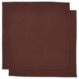 STOCKHOLM 2025 Serviettes de table, rouge foncé, 20x20 "