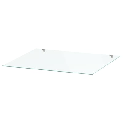 STORKLINTA Plateau en verre, transparent, 19 5/8x18 7/8 "