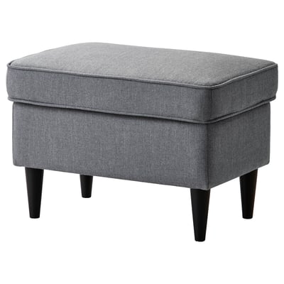 STRANDMON Repose-pieds, Nordvalla gris foncé