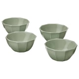 STRIMMIG Bol, grès gris-vert pâle, 6 "