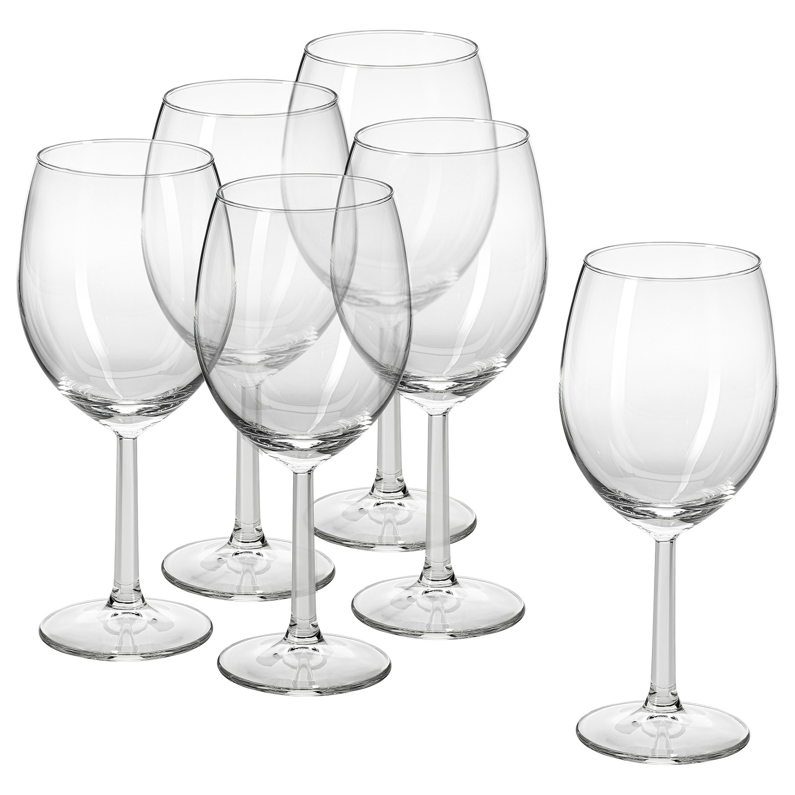 Verres et verres à pied pour le vin IKEA