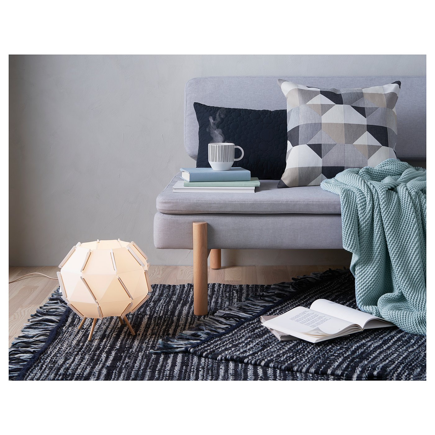 Housse De Coussin IKEA FESTHOLMEN 50x50 Cm – Beige, Hydrofuge, Résiste Au Soleil