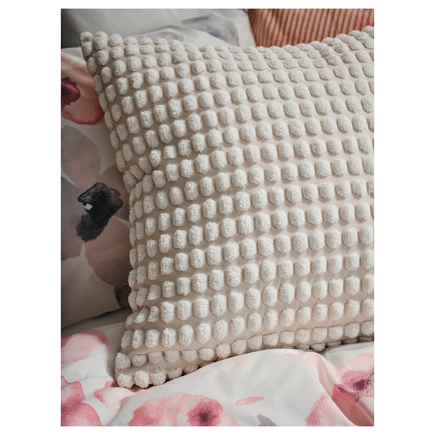 DYTÅG housse de coussin, blanc, 65x65 cm (26x26) - CA