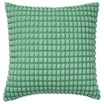 SVARTPOPPEL Housse de coussin, vert clair, 20x20 "