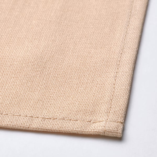 SVARTSENAP Serviettes de table, beige, 14x14 "