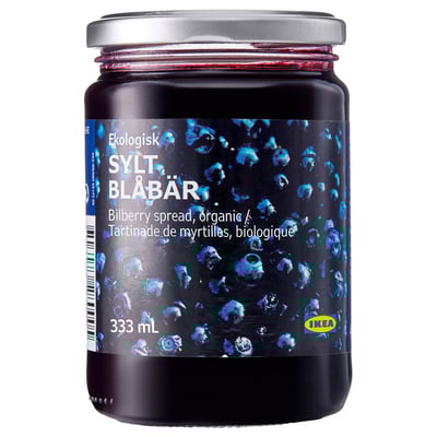 SYLT BLÅBÄR Tartinade myrtilles, bio, 11 oz