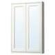 TÄNNFORSEN Armoire à pharmacie 2 portes, blanc, 24x6x37 "