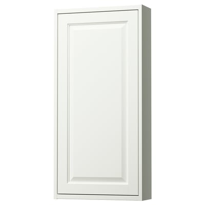 TÄNNFORSEN Armoire murale avec porte, blanc, 18x6x37 "