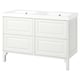 TÄNNFORSEN / ORRSJÖN Meuble de sdb avec lavabo, blanc, 49x21 3/4x34 5/8 "