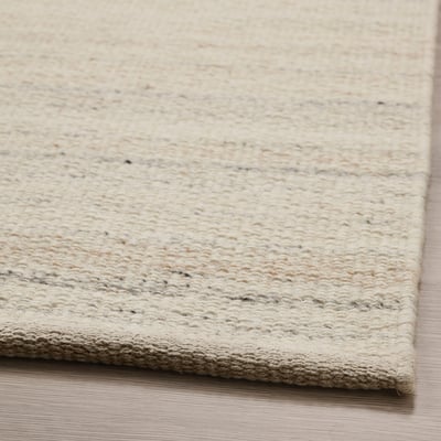TIDTABELL Tapis tissé plat, beige, 2 ' 7 "x6 ' 7 "