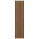 TISTORP Porte, brun effet noyer, 15x60 "