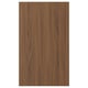 TISTORP Porte, brun effet noyer, 18x30 "