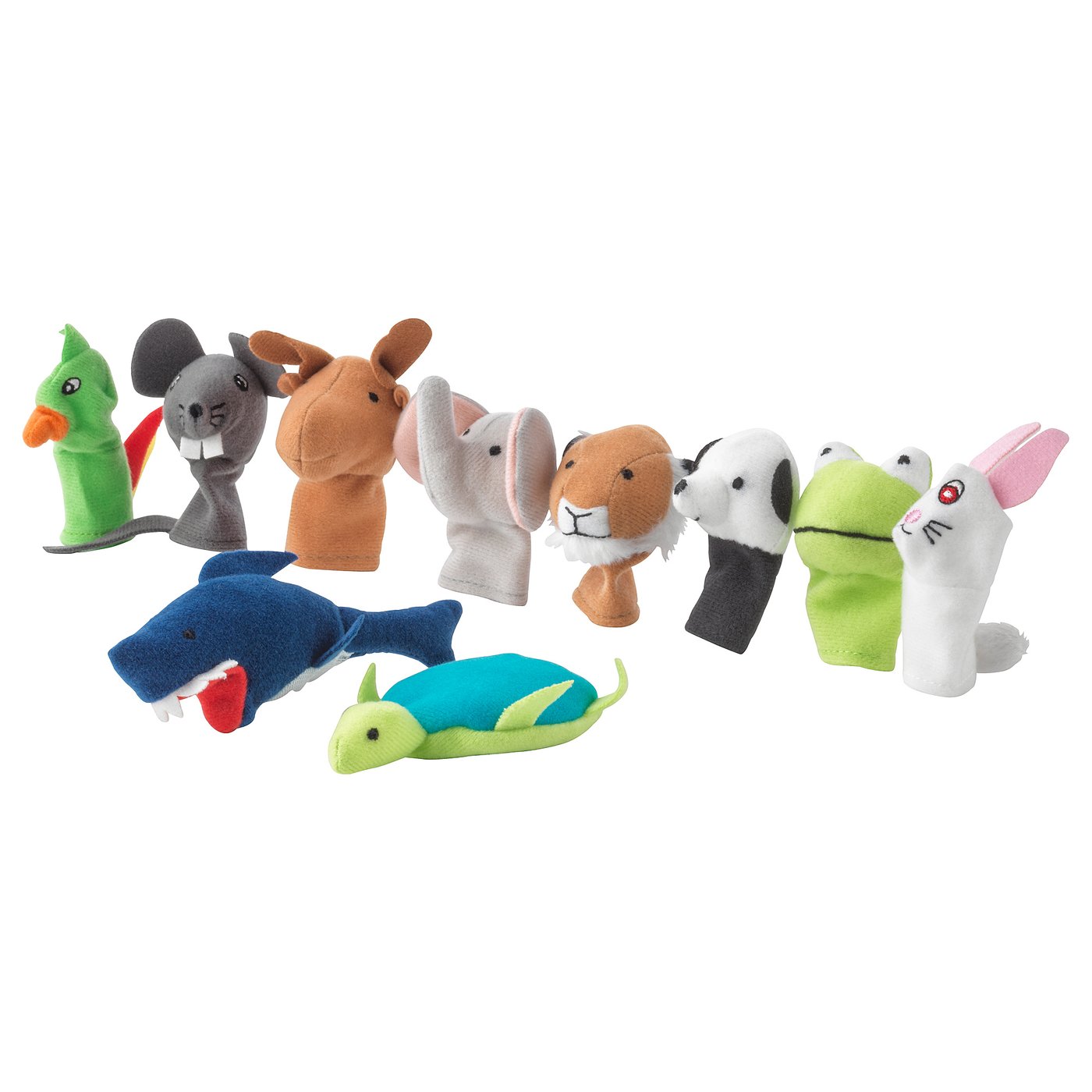 MARIONNETTES À DOIGT - LES DINOSAURES 4 (10 CM) ASST - PELUCHES