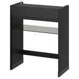 TITTEBO Rangement à rideau pr petit électro, noir, 24 "