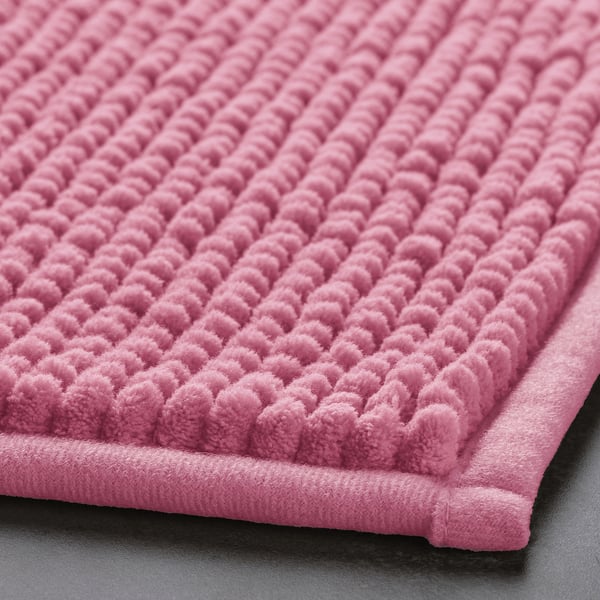 TOFTBO Tapis de bain, rose, 20x31 "