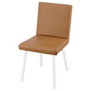 TONSTAD Chaise, Bomstad brun doré/blanc cassé