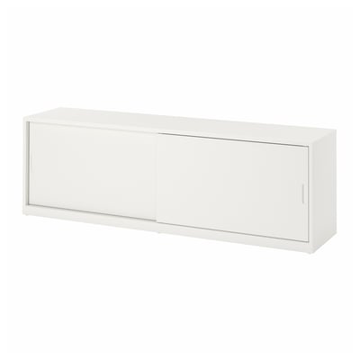 TONSTAD Meuble télé, blanc cassé, 69 5/8x14 5/8x22 "