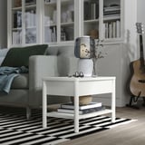 TONSTAD Table d'appoint, blanc cassé, 25 1/4x15 3/4 "