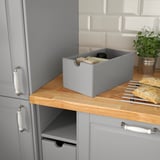 TORNVIKEN Boîte, gris, 7 1/2x13x5 7/8 "