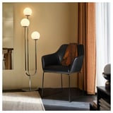 TOSSBERG Chaise, métal noir/Grann noir
