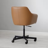TOSSBERG / MALSKÄR Chaise pivotante, Grann brun clair/noir