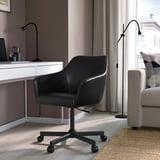 TOSSBERG / MALSKÄR Chaise pivotante, Grann noir/noir