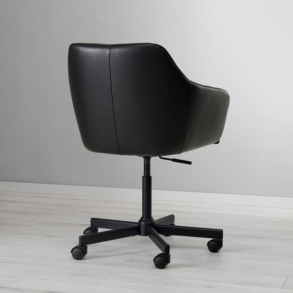 TOSSBERG / MALSKÄR Chaise pivotante, Grann noir/noir