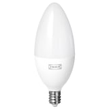 TRÅDFRI Ampoule à DEL E12 450 lumens, variateur d'intensité sans fil spectre blanc/flamme opalin