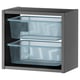 TROFAST Rangement mural, gris/bleu gris, 13 3/8x8 1/4x11 3/4 "