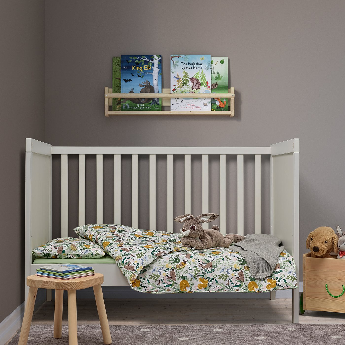 Trolldom Linge De Lit Enfant, 3 Pièces, Motif Animaux De La  Forêt/Multicolore, 271/2X52" (70X132 Cm) - Ikea Ca