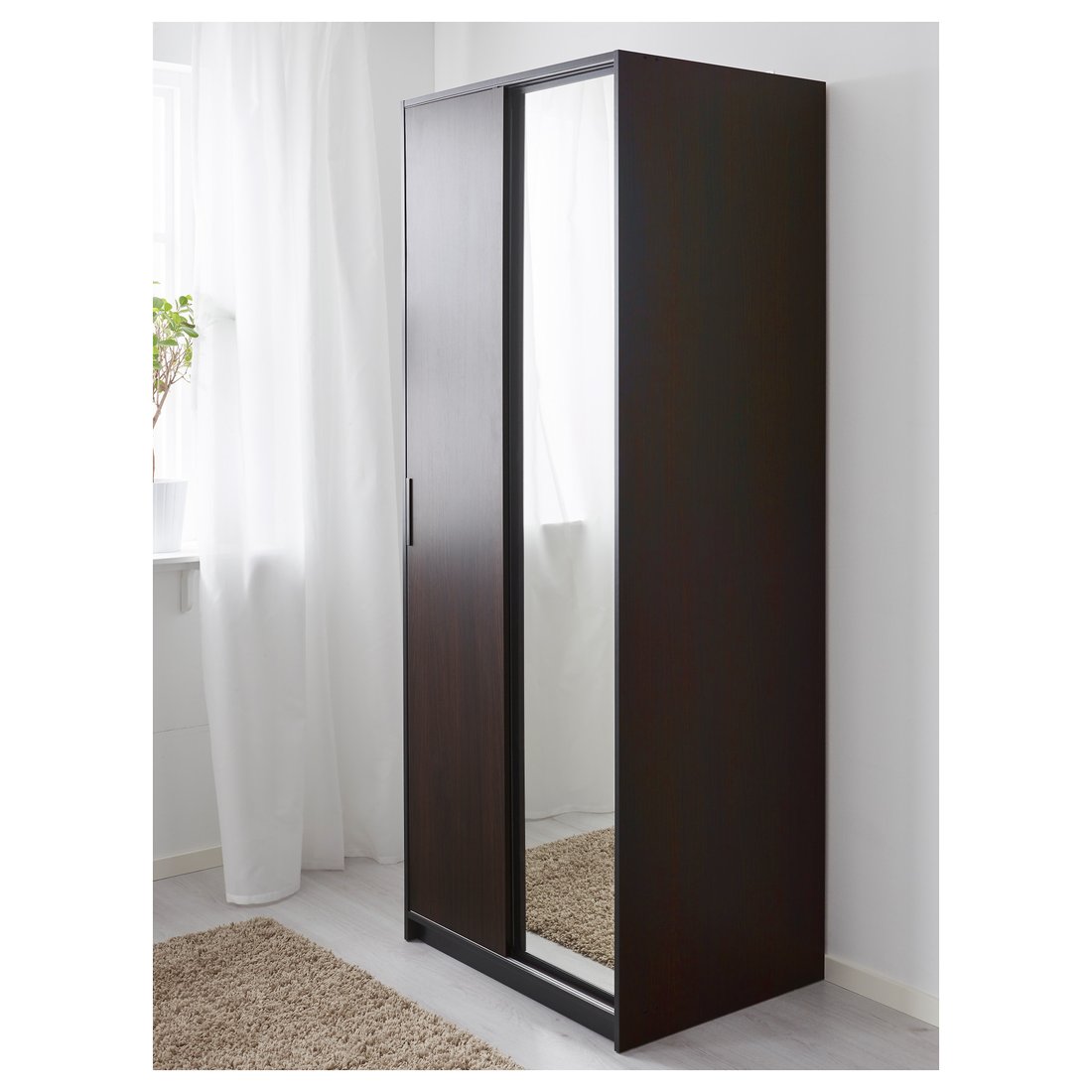 Armoirespenderies à portes miroir IKEA