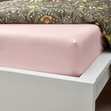ULLVIDE Drap-housse, rose clair, 2 places