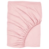 ULLVIDE Drap-housse, rose clair, 2 places
