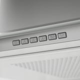 UNDANTAG Hotte plafond, acier inox/verre